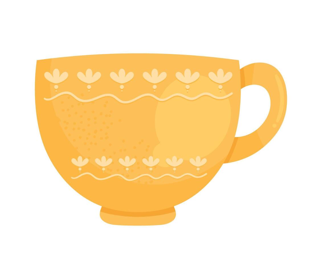 coffee drink in cup vector