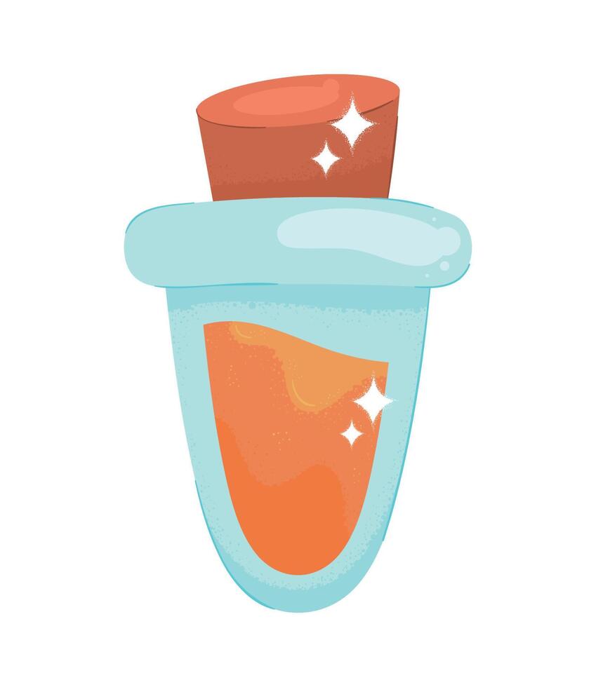 magic potion in tube test vector