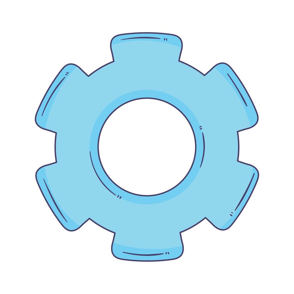 gear cog setting vector