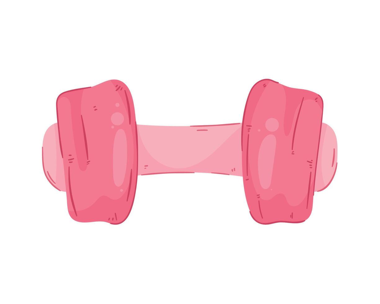 pink dumbbell gym equipment 16926956 Vector Art at Vecteezy