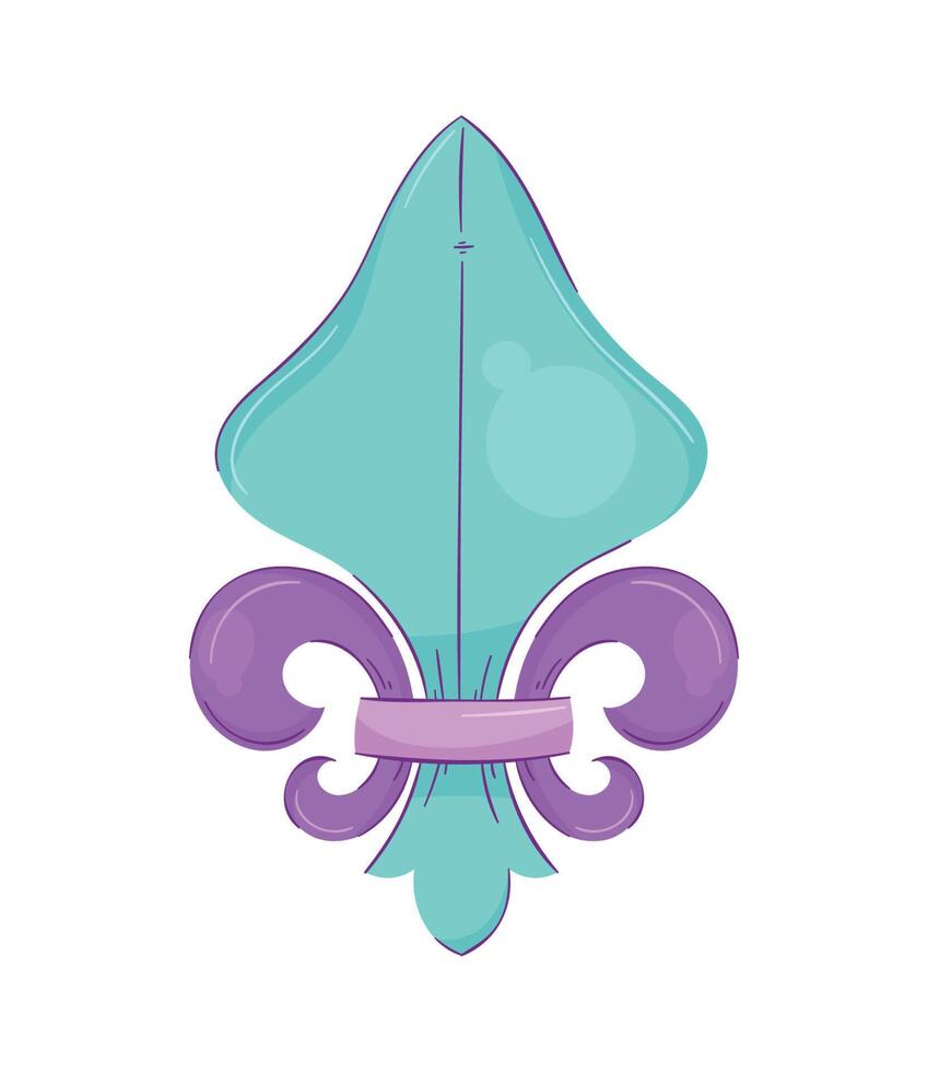 fleur de lys emblem vector