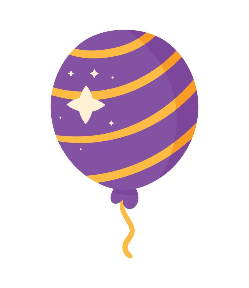 helio globo morado vector