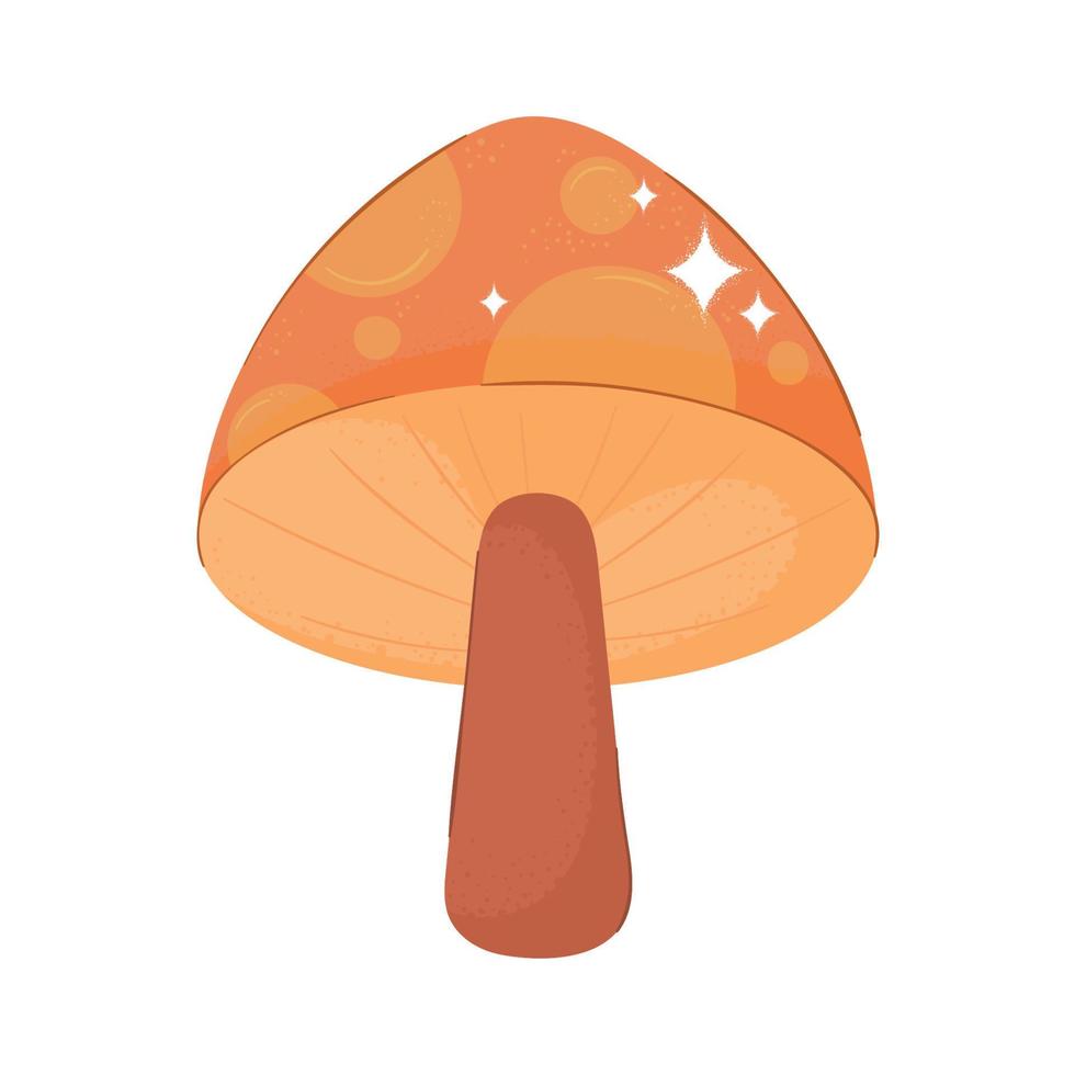 orange fungus plant vector