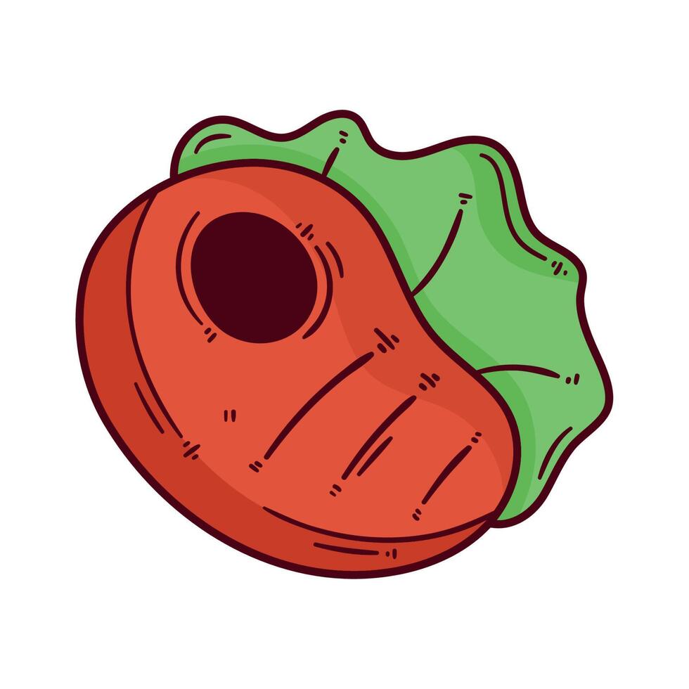 fresh steak beef protein vector
