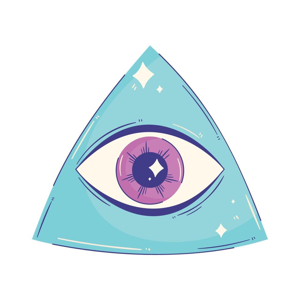eye esoteric science vector