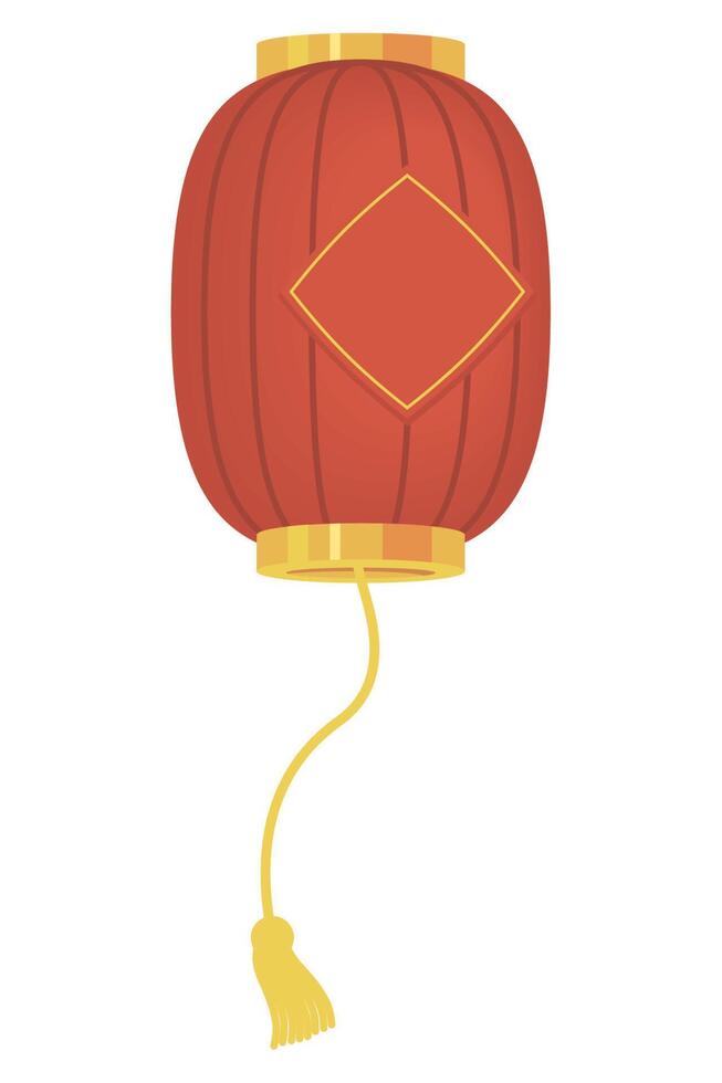 traditional chinese lamp vector