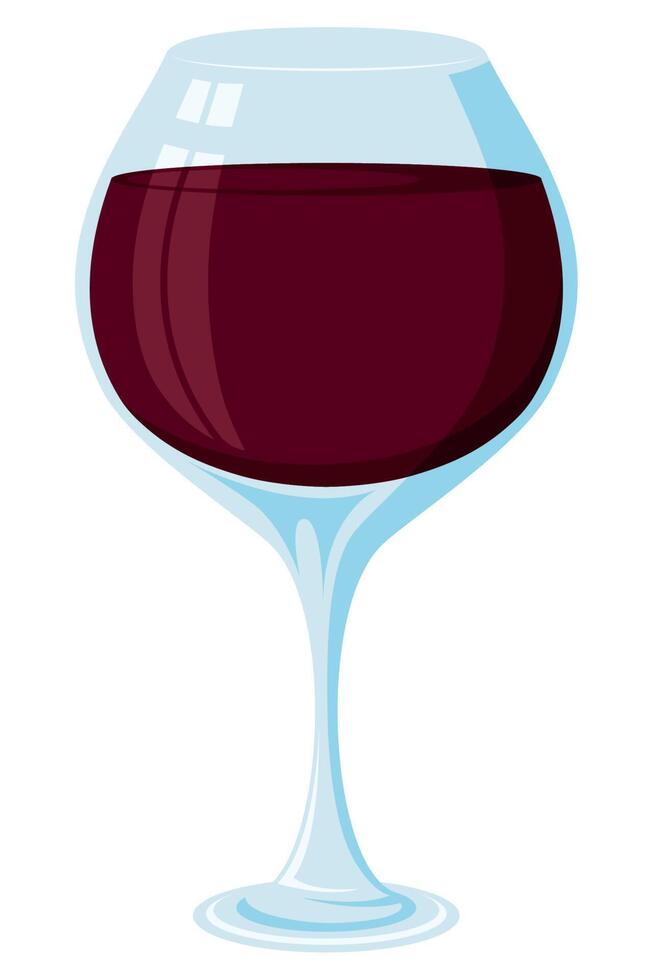 fresh redwine cup drink vector