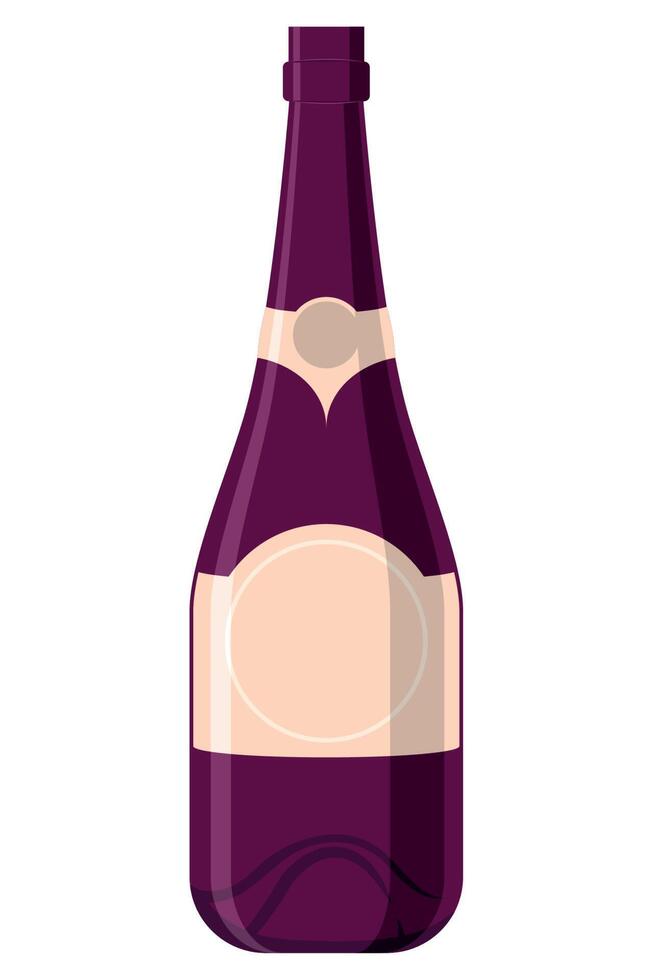 purple wine drink bottle 16927382 Vector Art at Vecteezy