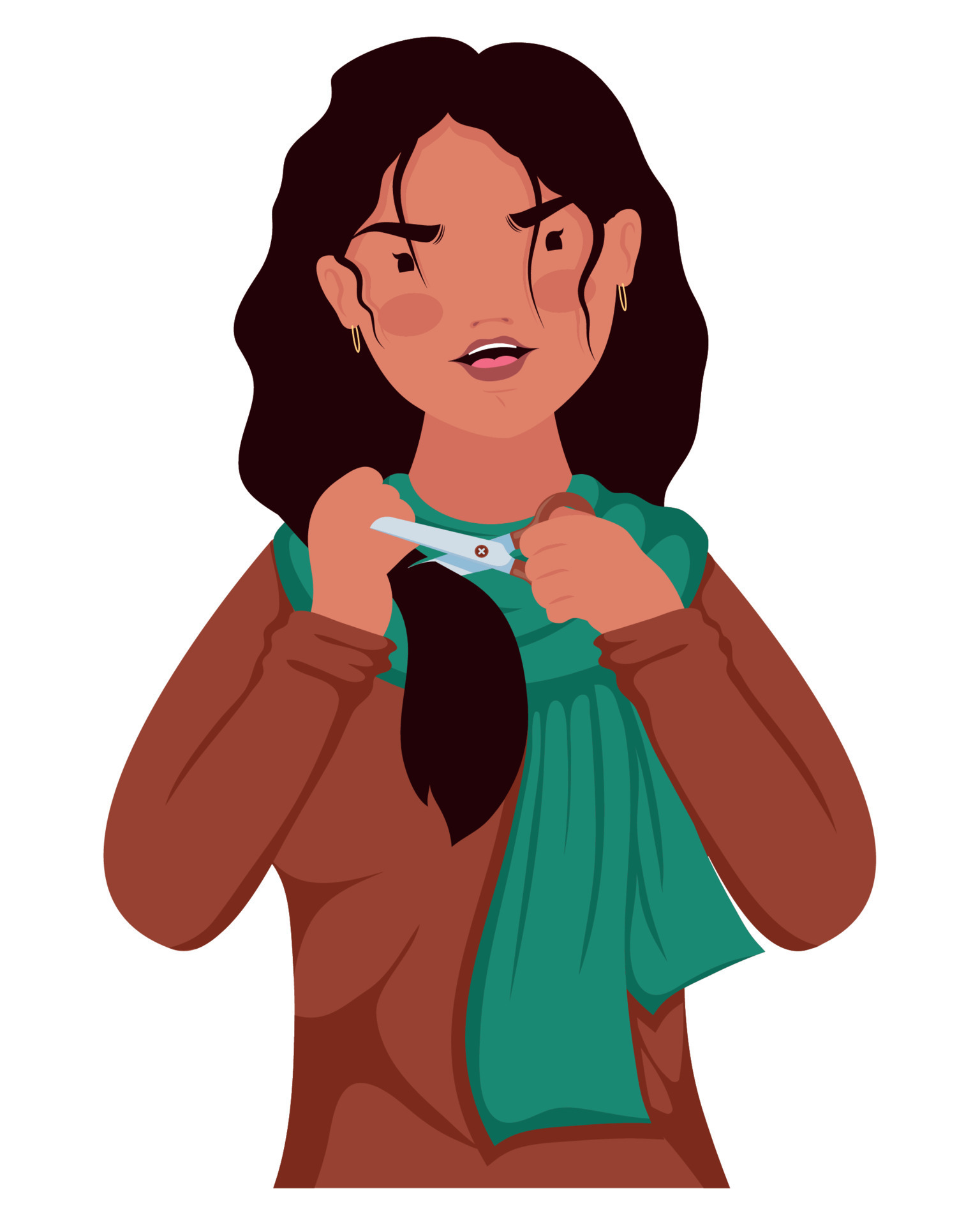 Iranian Woman Cutting Her Hair Protesting 16927402 Vector Art At Vecteezy Iranian Woman Cutting Her Hair Protesting 16927402 Vector Art At Vecteezy