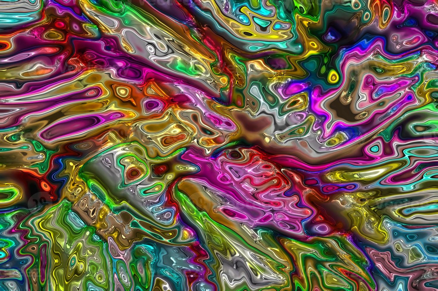 Abstract wavy liquid background,Abstract digital painted texture,Liquid marble texture photo
