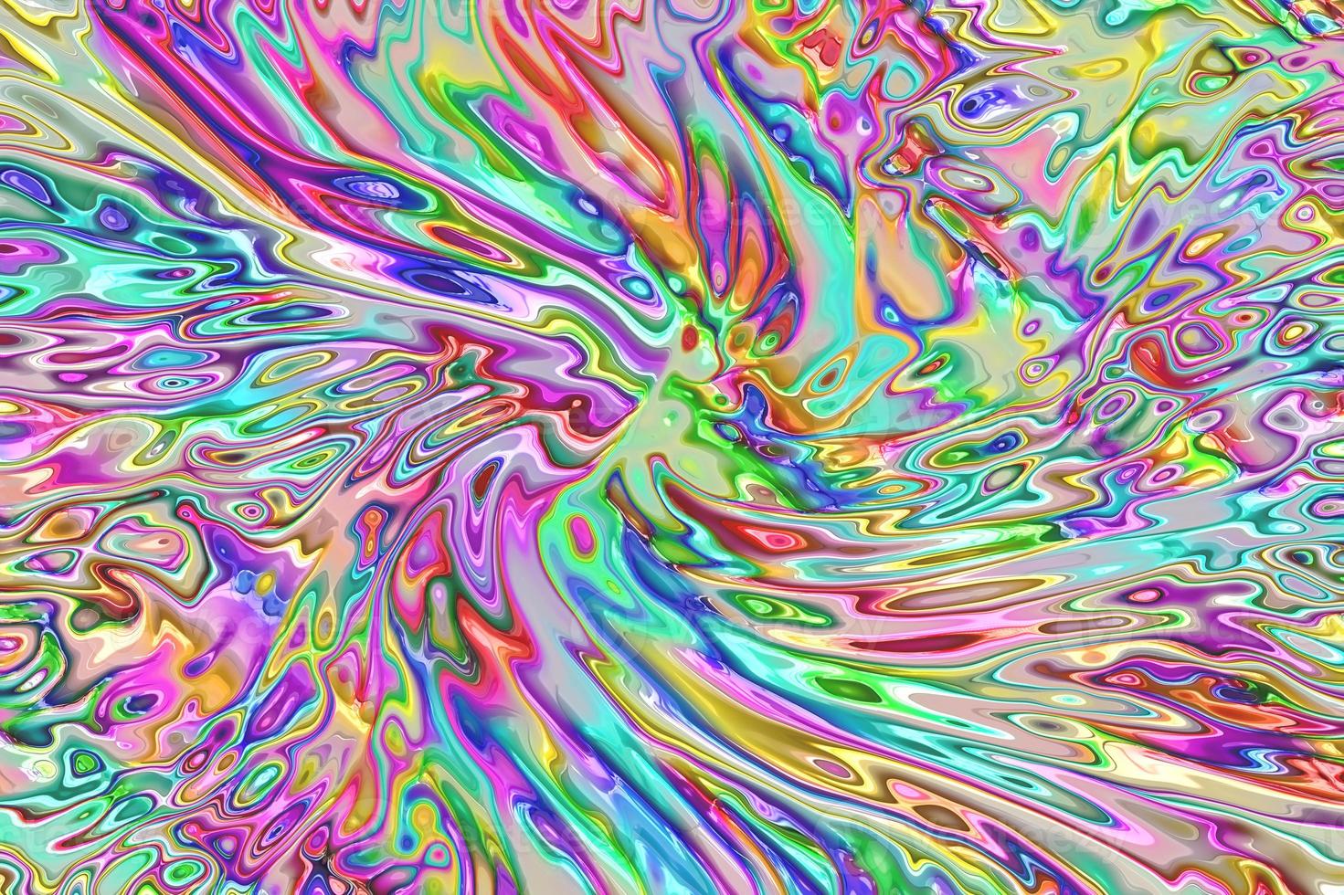 Abstract wavy liquid background,Abstract digital painted texture,Liquid marble texture photo