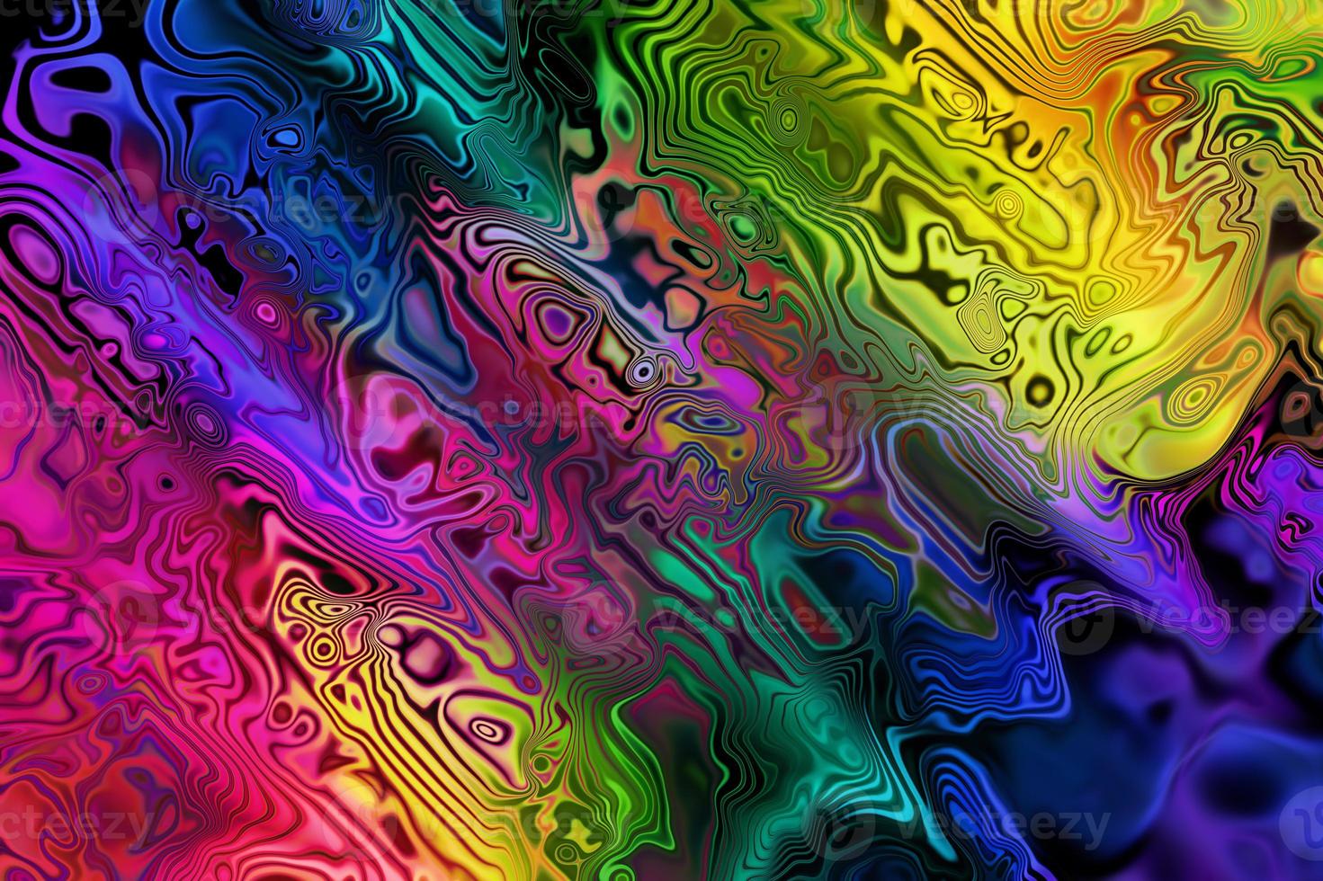 Abstract wavy liquid background,Abstract digital painted texture,Liquid marble texture photo