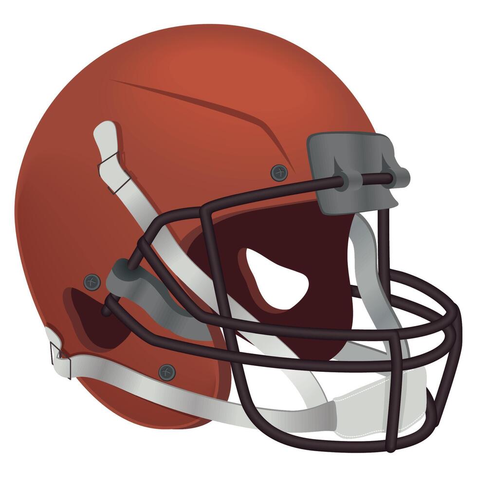 american football helmet vector