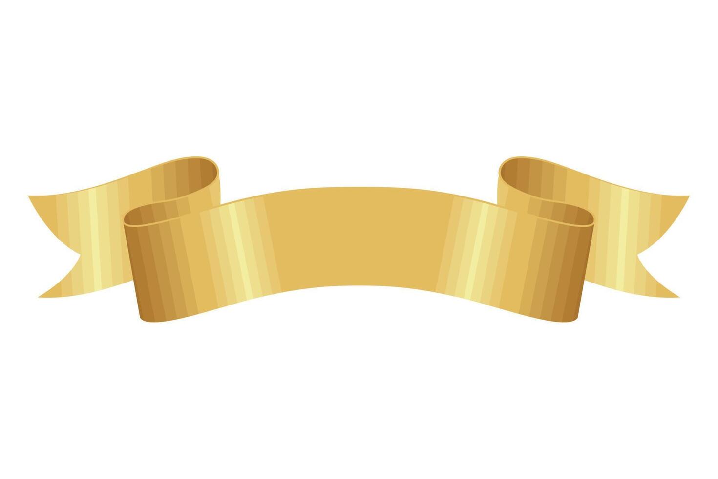 golden ribbon frame emblem vector