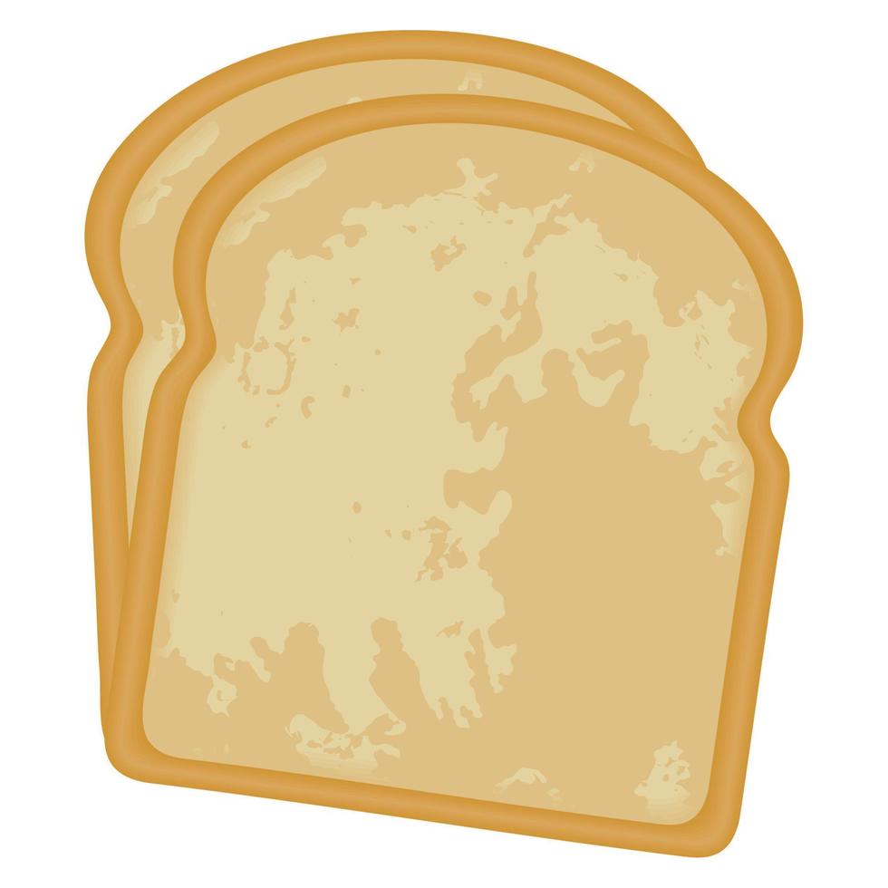 fresh breads toast vector
