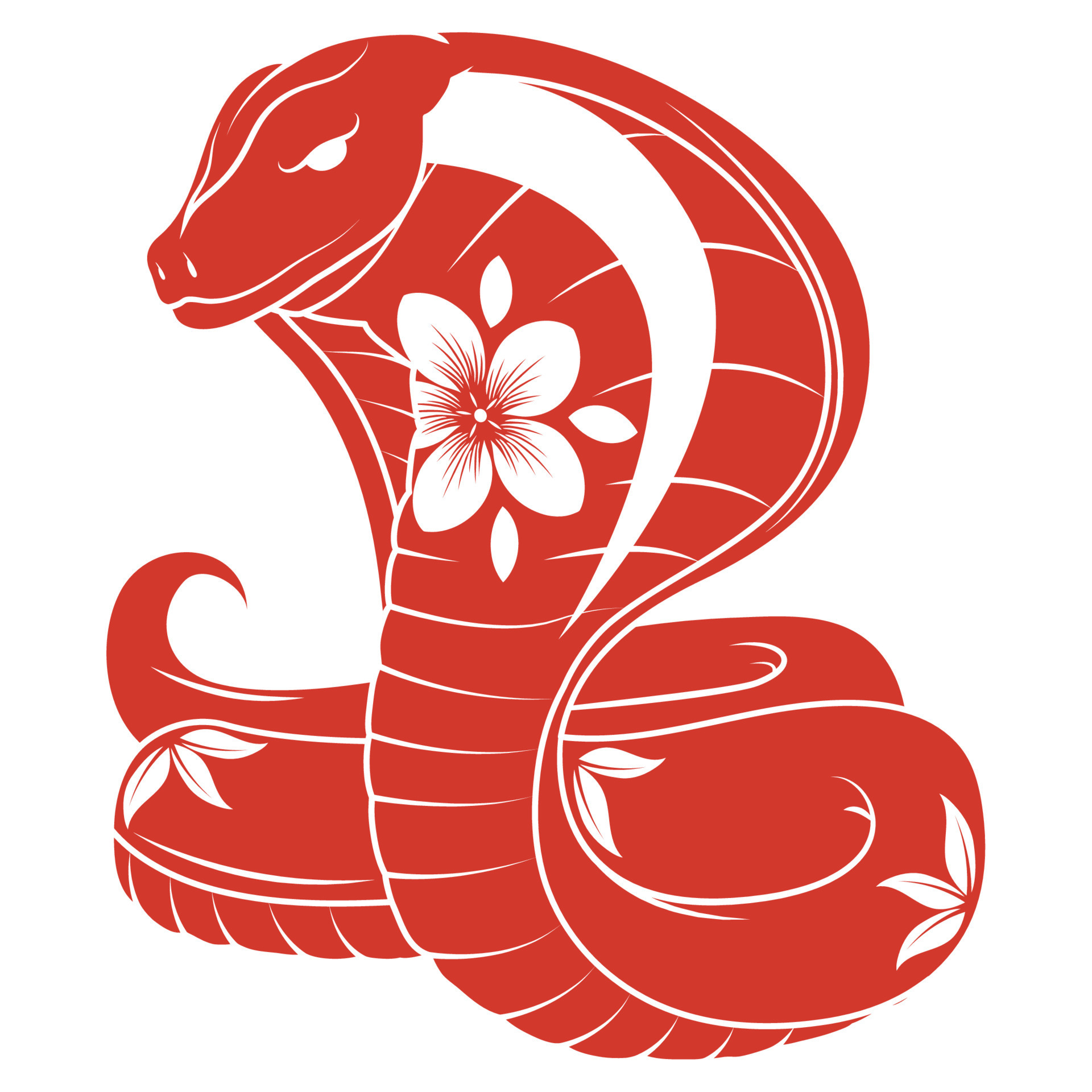 snake chinese zodiac animal 16927843 Vector Art at Vecteezy