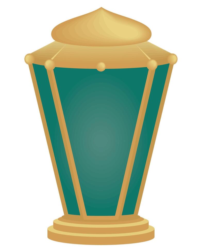 traditional arabic lamp vector