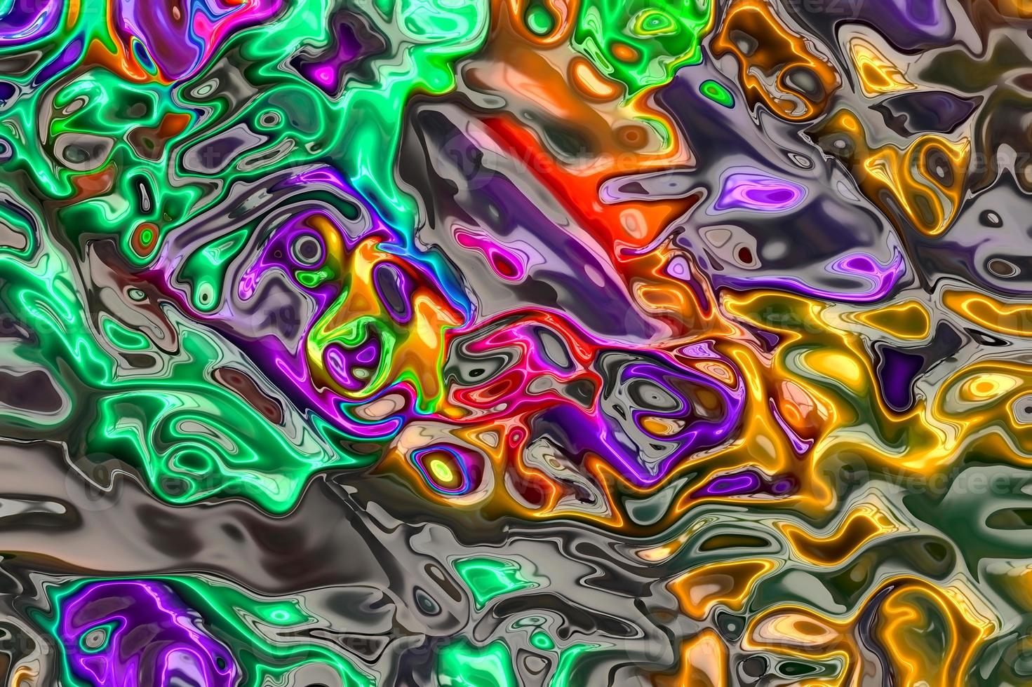 Abstract wavy liquid background,Abstract digital painted texture,Liquid marble texture photo