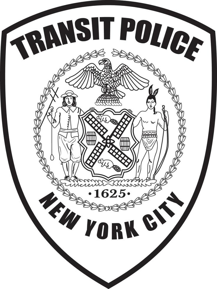 transit police shield vector