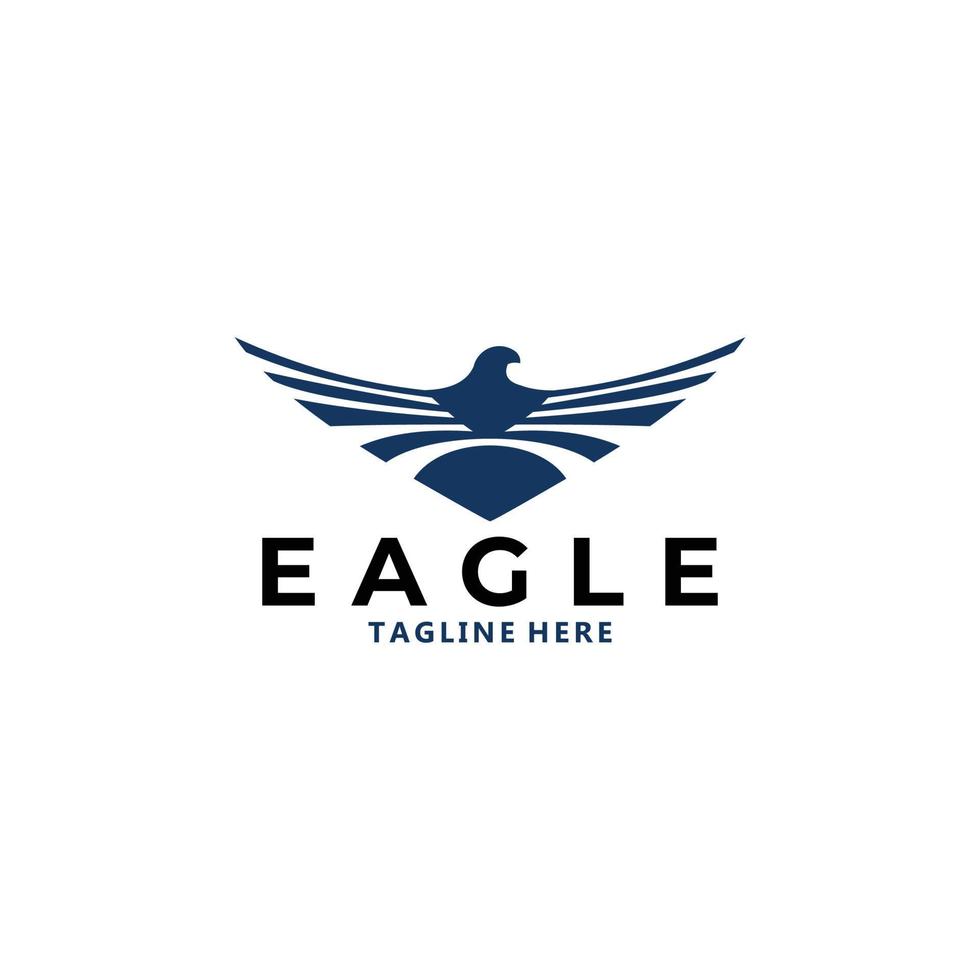 eagle logo icon vector isolated