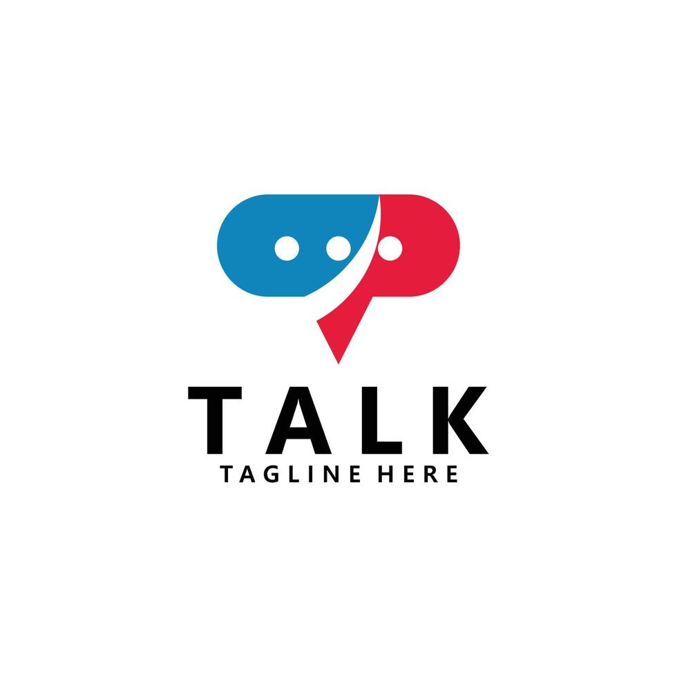 talk logo icon vector isolated