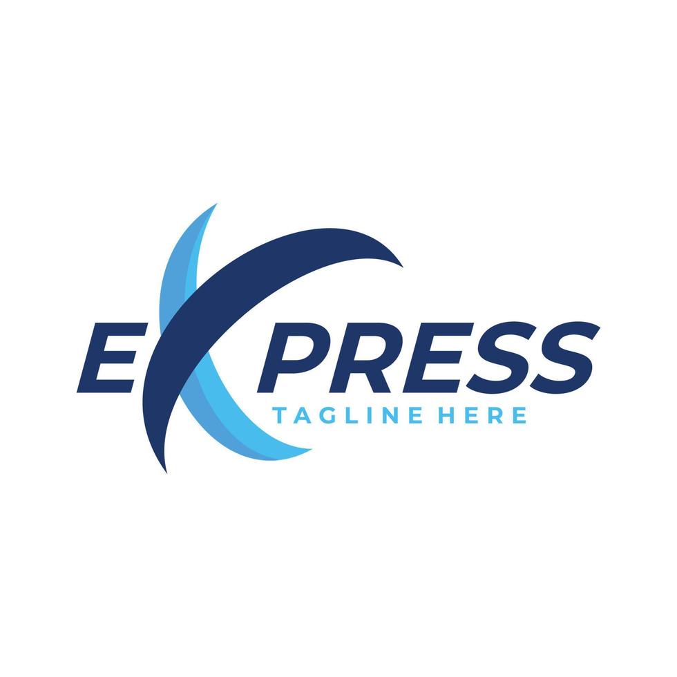 express logo icon vector isolated