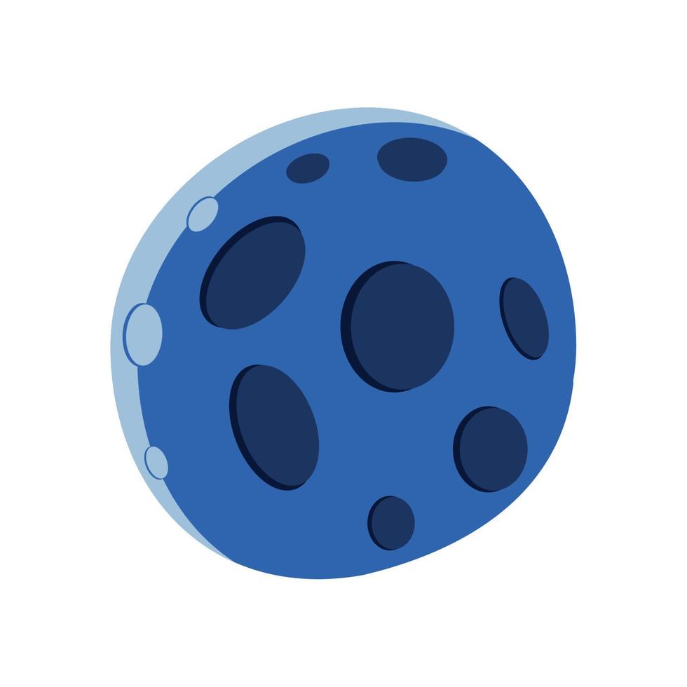 blue planet space outer vector