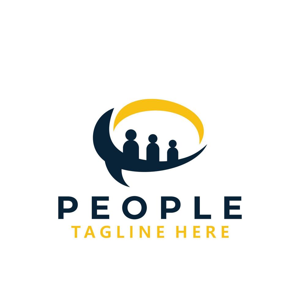 people forum logo icon vector isolated