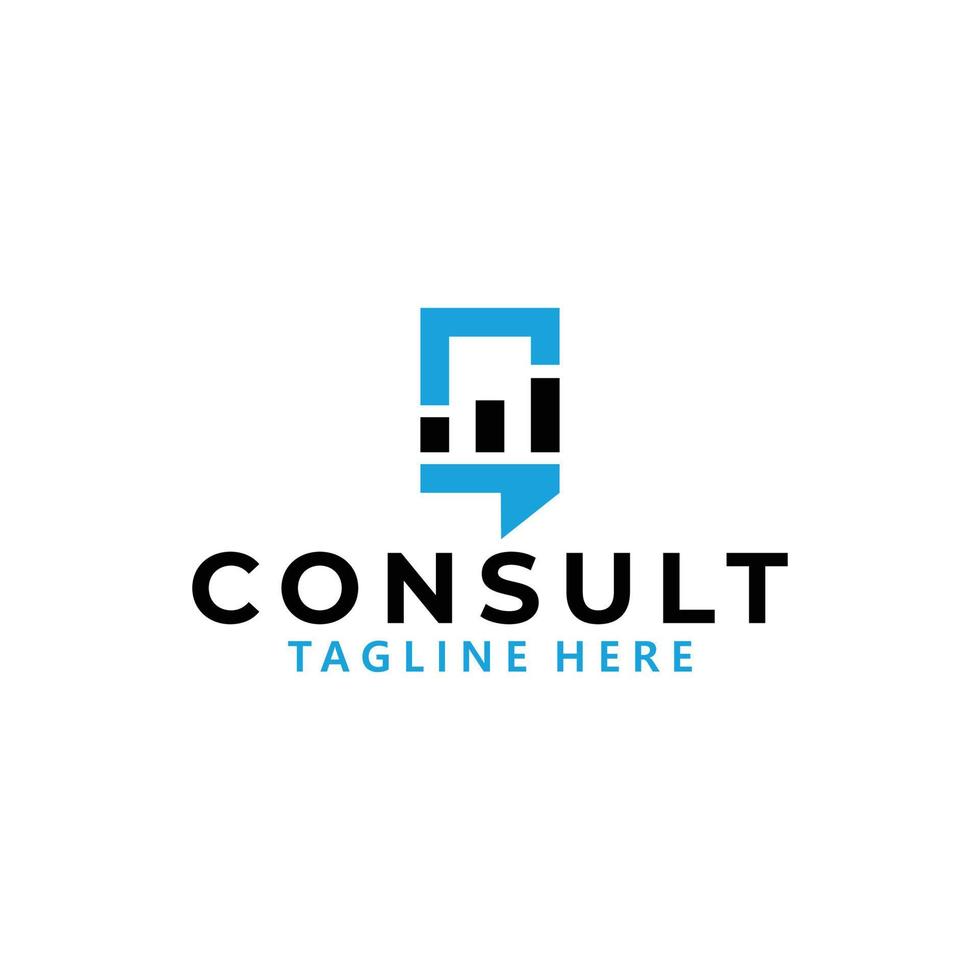 consult logo icon vector isolated