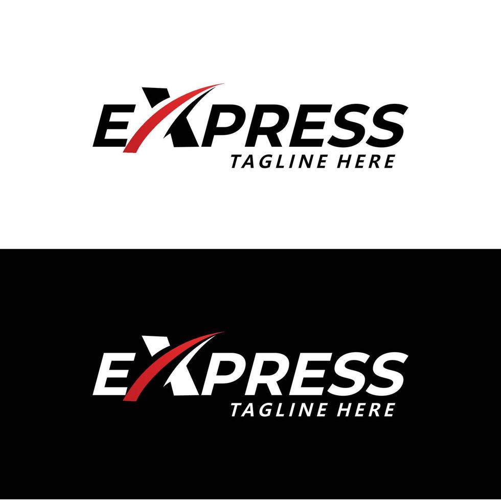 express logo icono vector aislado