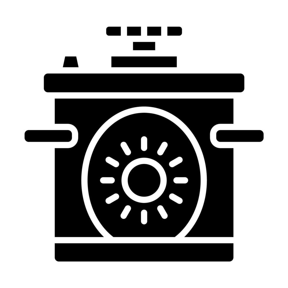 icono de olla a presión, adecuado para una amplia gama de proyectos creativos digitales. feliz creando. vector