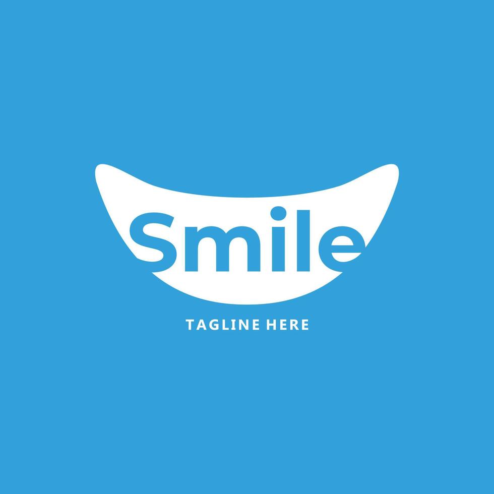 smile logo icon vector isolated