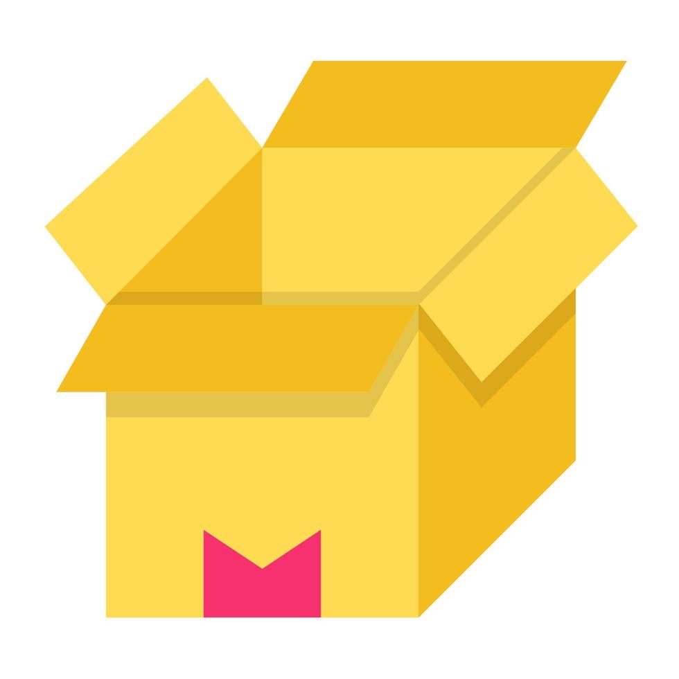 packaging icon, suitable for a wide range of digital creative projects. Happy creating. vector