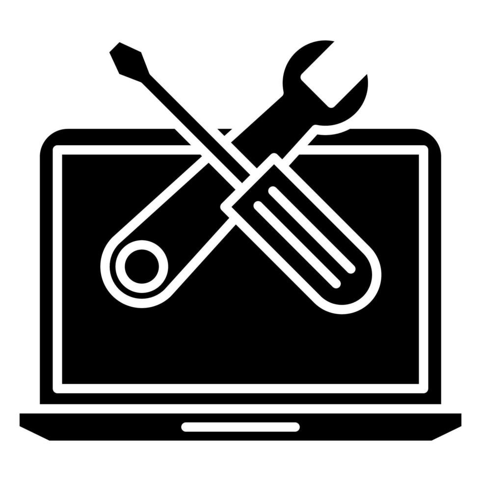 icono de reparación, adecuado para una amplia gama de proyectos creativos digitales. feliz creando. vector