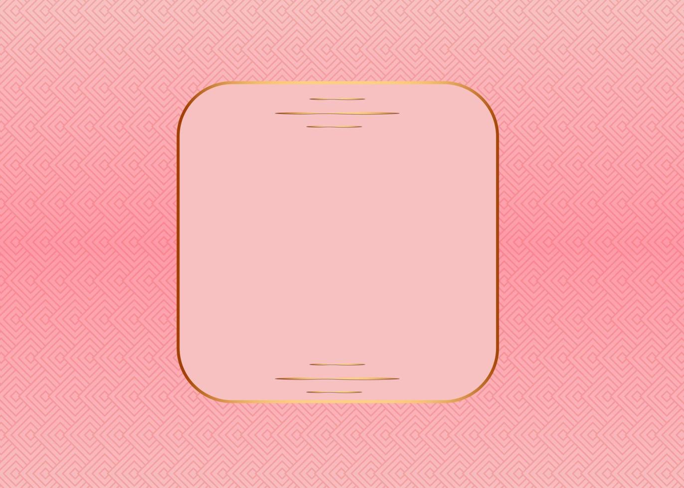 modern luxury abstract background with glowing golden line elements .Beautiful geometric shapes on pink gold gradient background. vector