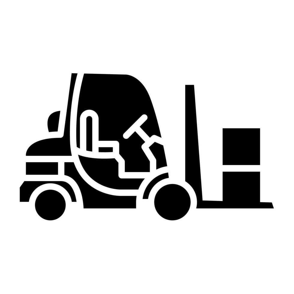 Forklift icon, suitable for a wide range of digital creative projects. Happy creating. vector