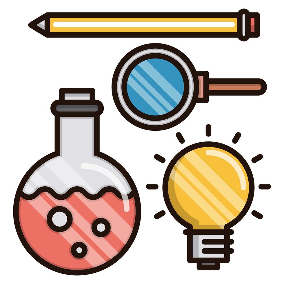 icono de la ciencia formal, adecuado para una amplia gama de proyectos creativos digitales. feliz creando. vector