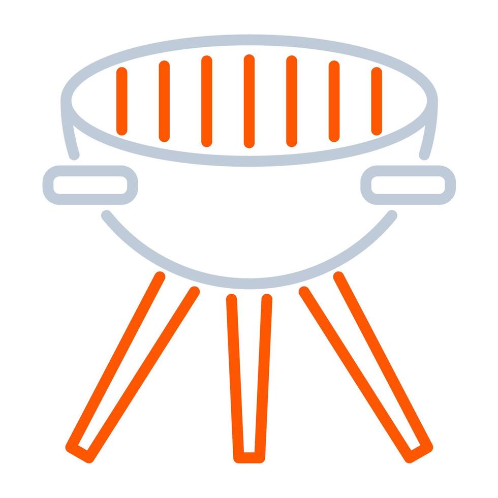 icono de parrilla de soltero, adecuado para una amplia gama de proyectos creativos digitales. feliz creando. vector