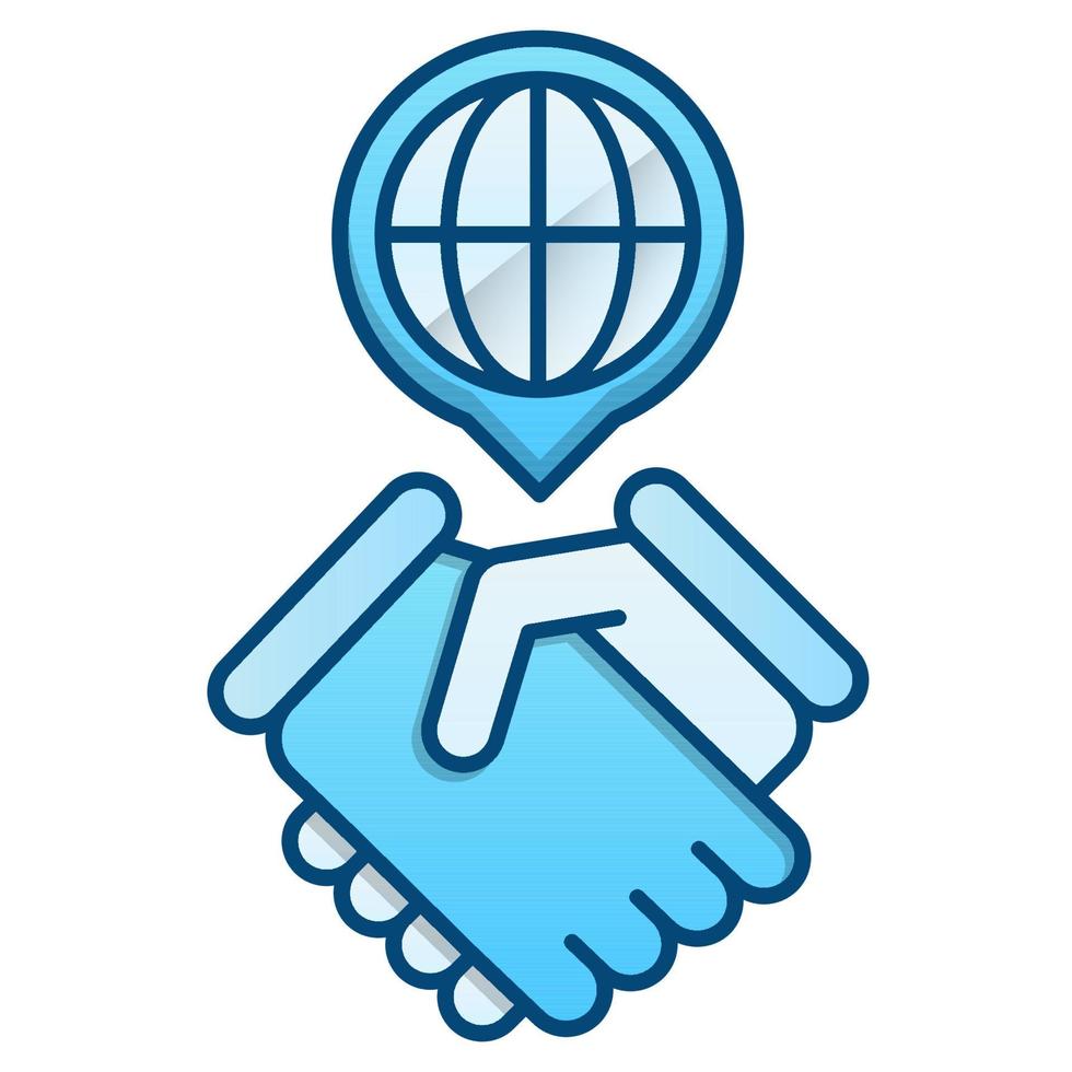 international agreement icon, suitable for a wide range of digital creative projects. Happy creating. vector