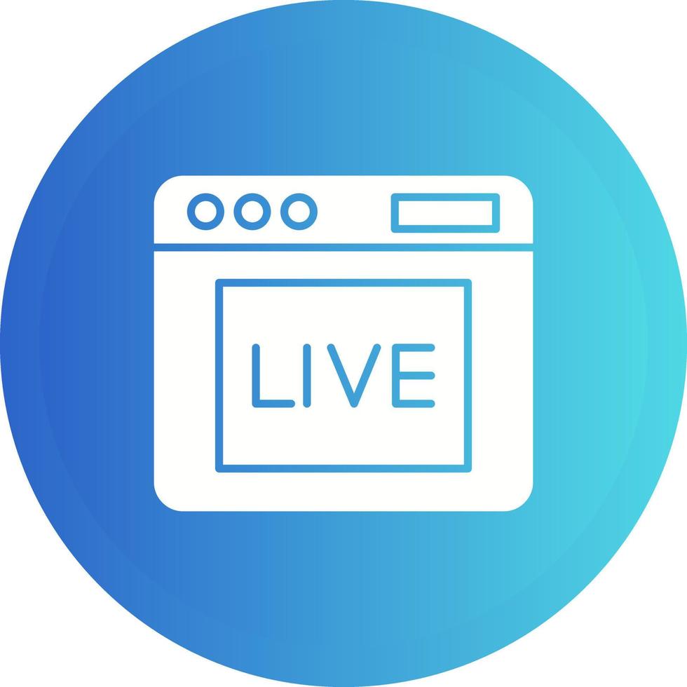 Live Vector Icon