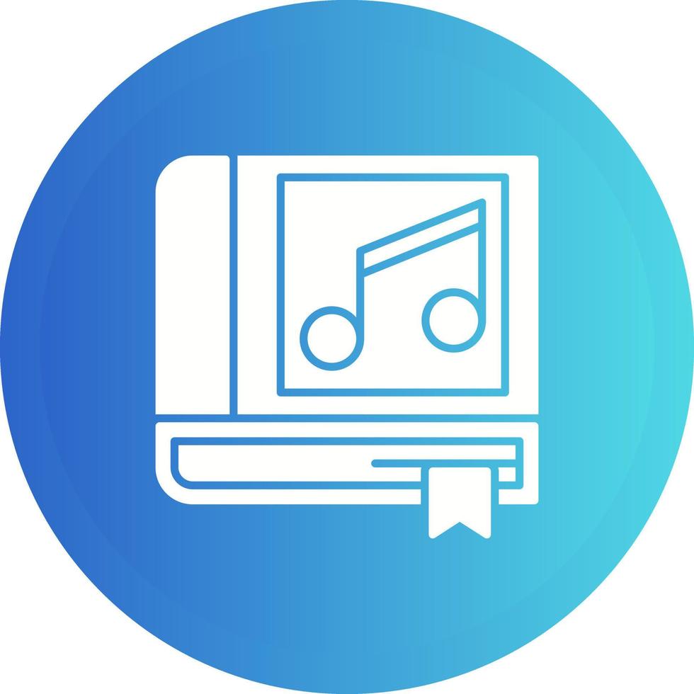 Music Book Vector Icon