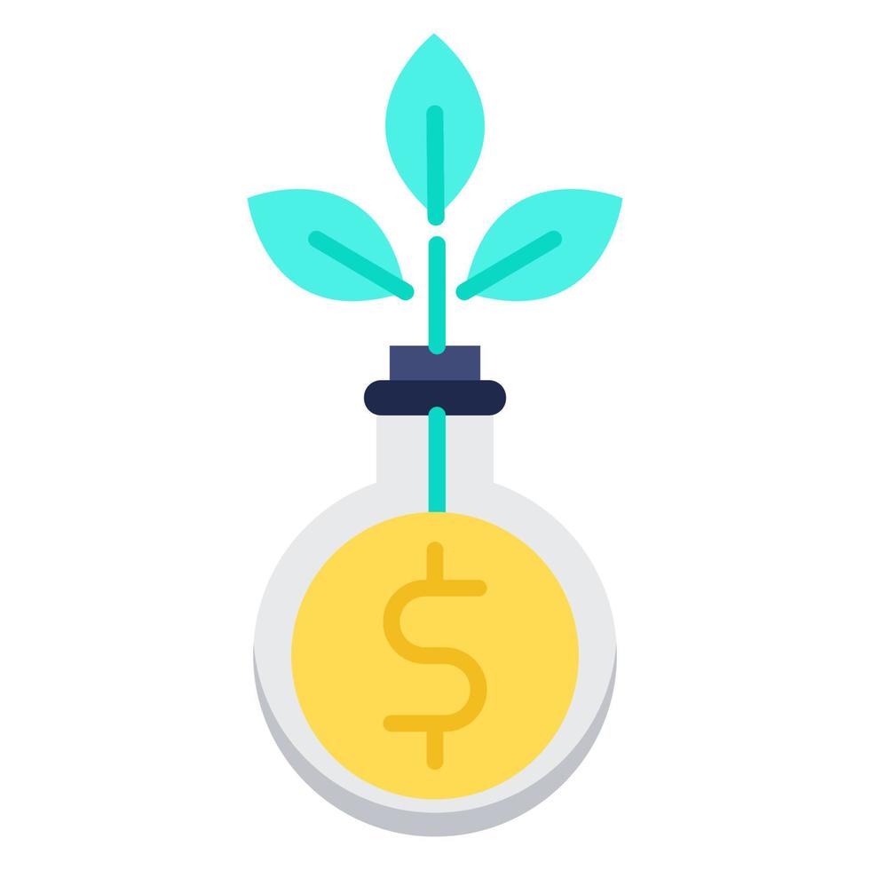 growth funds icon, suitable for a wide range of digital creative projects. Happy creating. vector