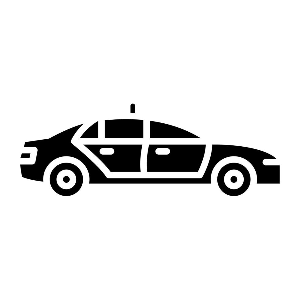 icono de taxi, adecuado para una amplia gama de proyectos creativos digitales. feliz creando. vector