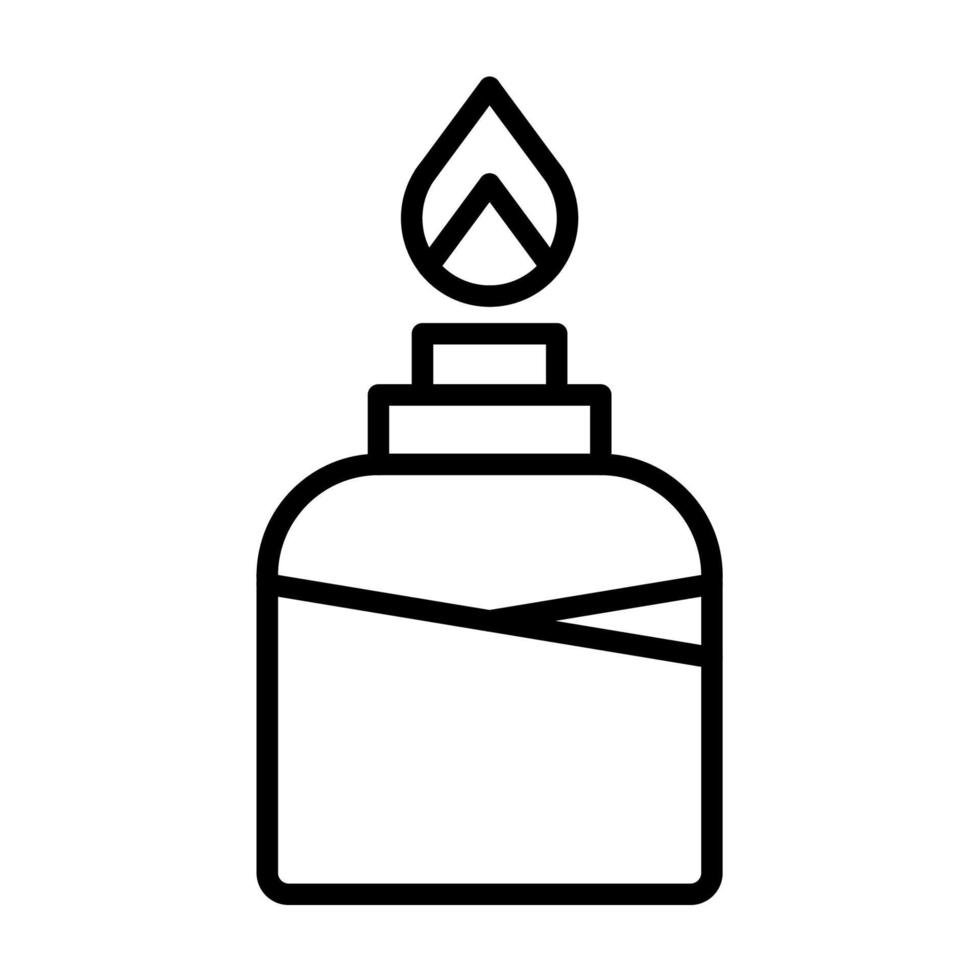 Alcohol burner icon, suitable for a wide range of digital creative projects. Happy creating. vector