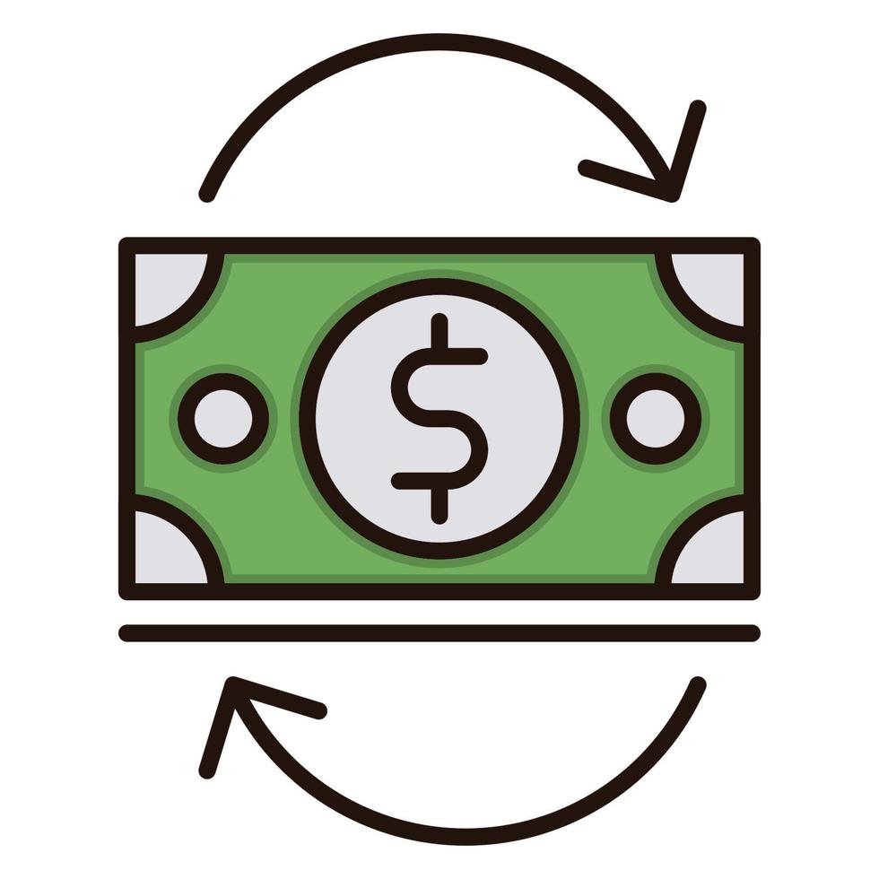 cash flow icon, suitable for a wide range of digital creative projects. Happy creating. vector