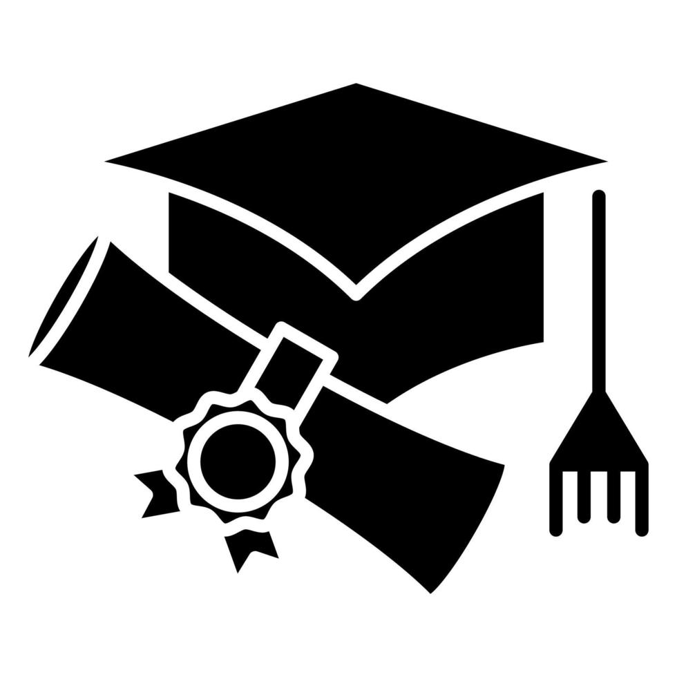 graduation icon, suitable for a wide range of digital creative projects. Happy creating. vector