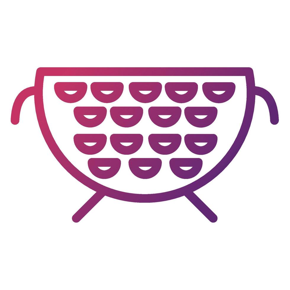 Colander icon, suitable for a wide range of digital creative projects. Happy creating. vector