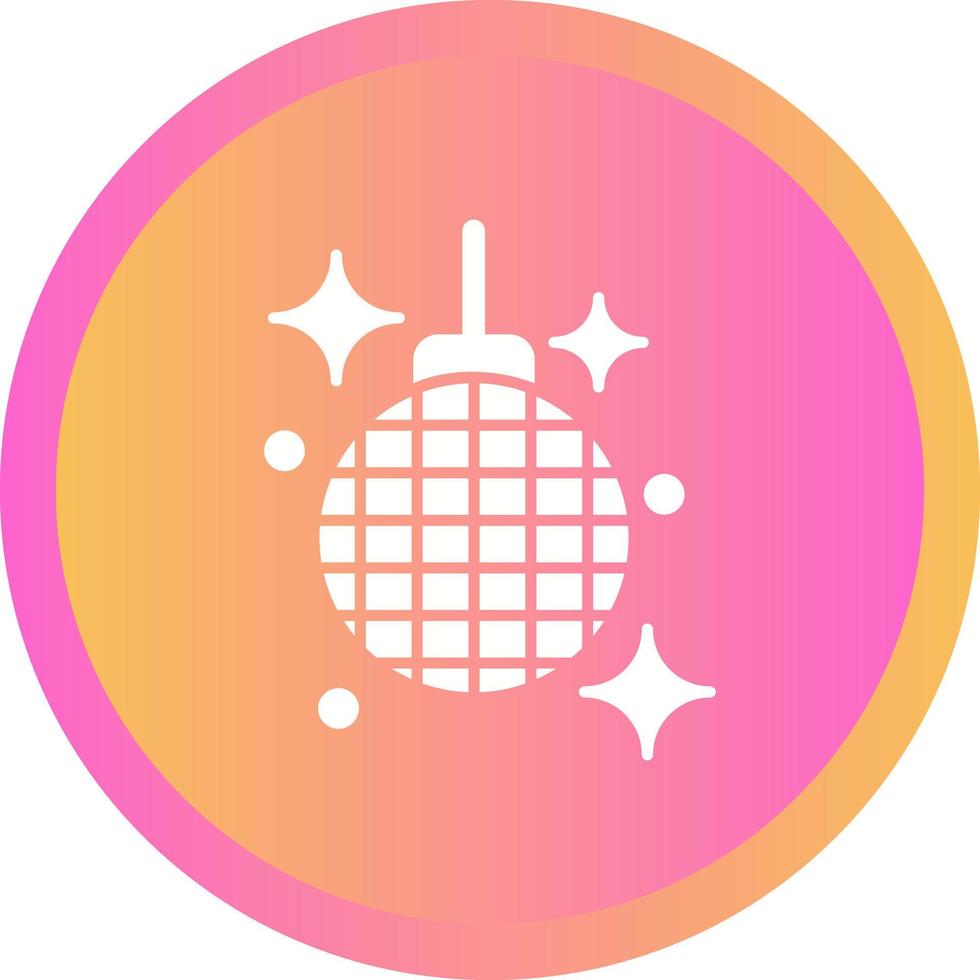 icono de vector de bola de discoteca