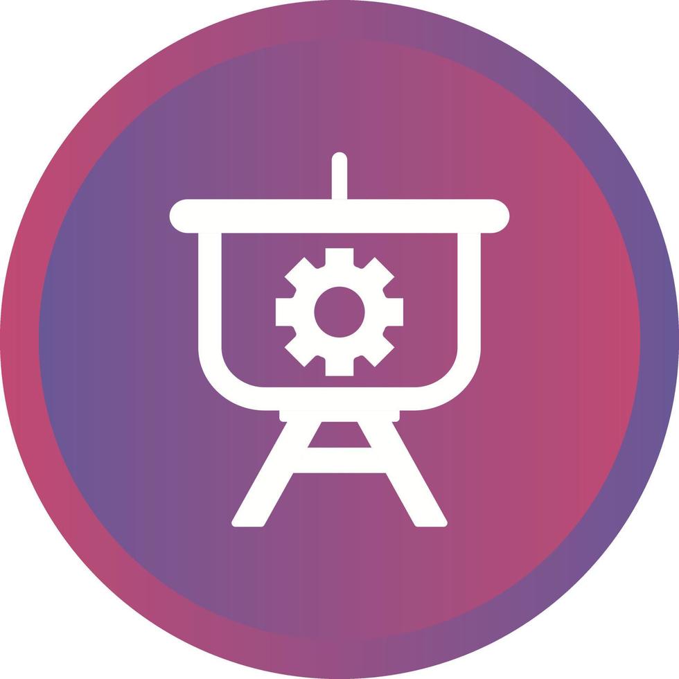 Setting Presentation Vector Icon