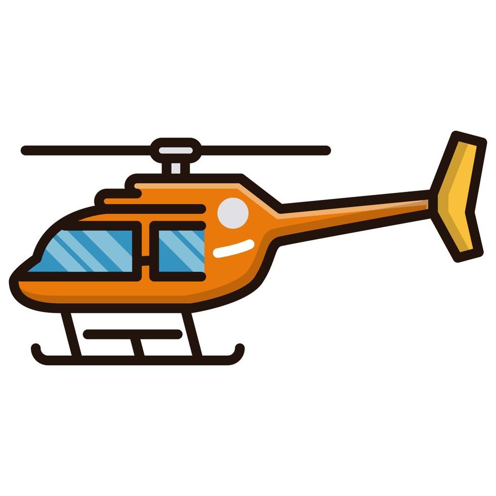 helicopter icon, suitable for a wide range of digital creative projects. Happy creating. vector